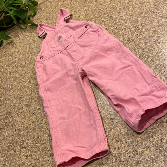 Carhartt Other - Carhartt Pink Kids Girls 2T Overalls